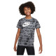 Nike Παιδική κοντομάνικη μπλούζα Sportswear Club Seasonal Allover Print Tee